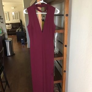 Formal Burgundy Dress